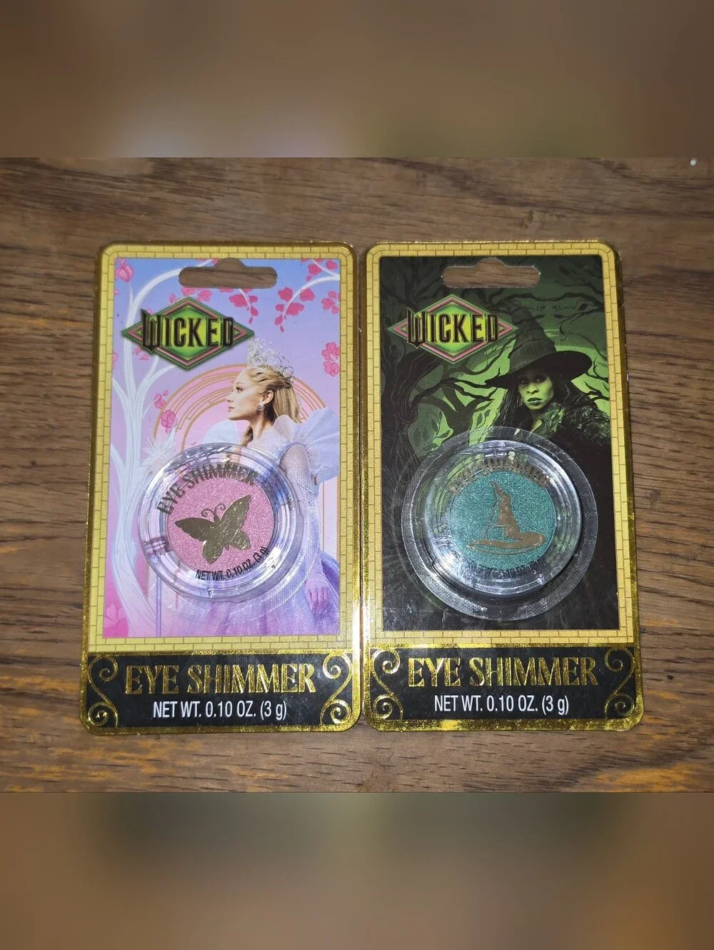 Taste Beauty x Wicked Eye Shimmer Eyeshadow - Pink & Emerald 0.10oz BNIB